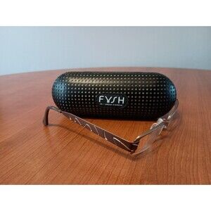 FYSH 3371 390 51-16-135 Eyeglasses Brown Women's Frame Only W/ Case